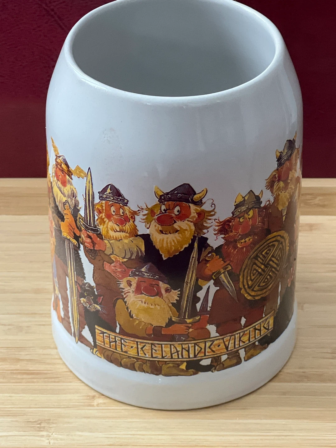 Solarfilma Kelandk The Icelandic Viking Cartoon Stein Mug - photo 2