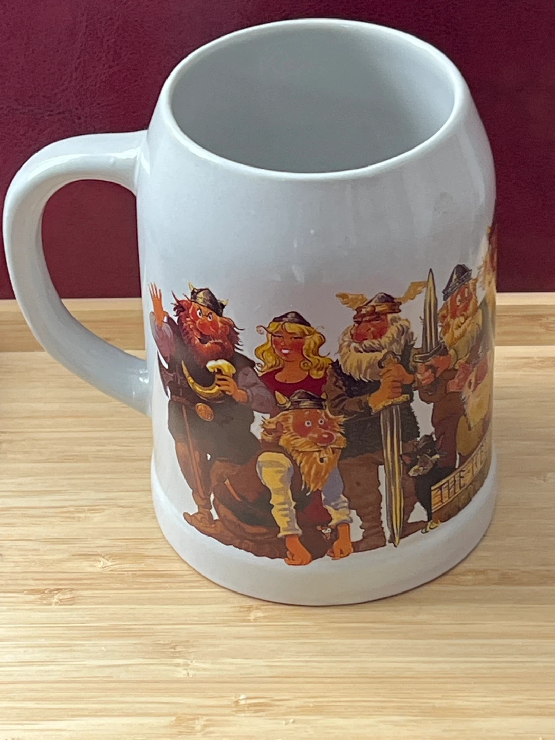Solarfilma Kelandk The Icelandic Viking Cartoon Stein Mug