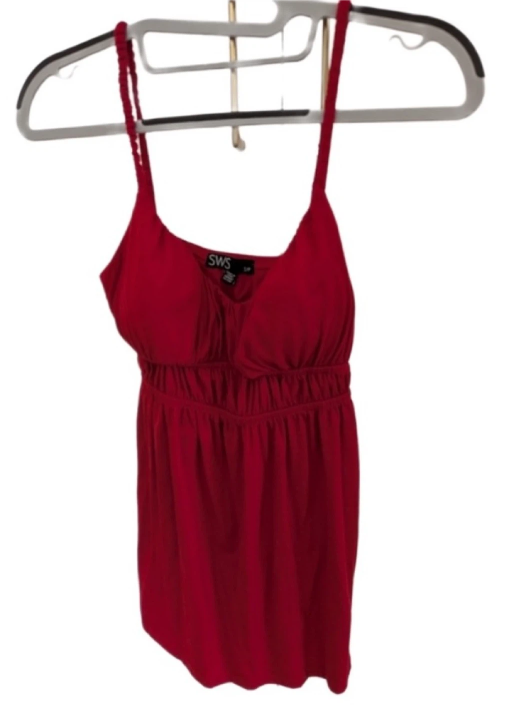 SWS Red Dress-Style Top