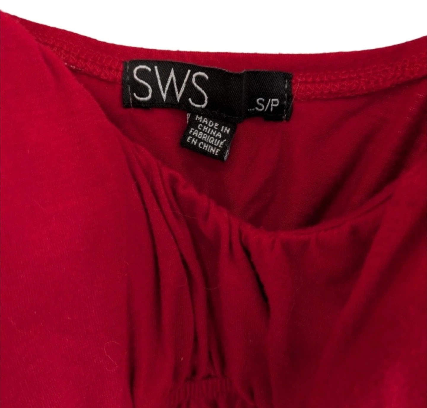 SWS Red Dress-Style Top - photo 3