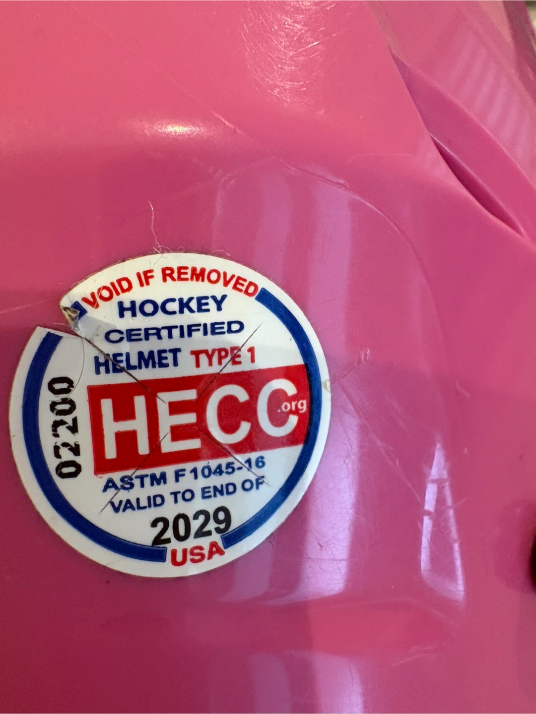 Bauer Pink Hockey Helmet with Cage - photo 3