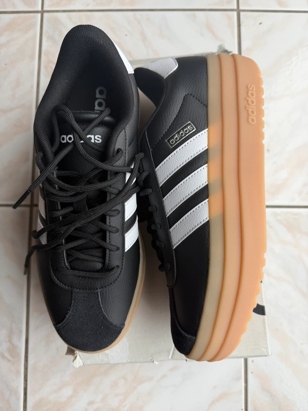 Adidas Court Deck Black/White Shoes - photo 4