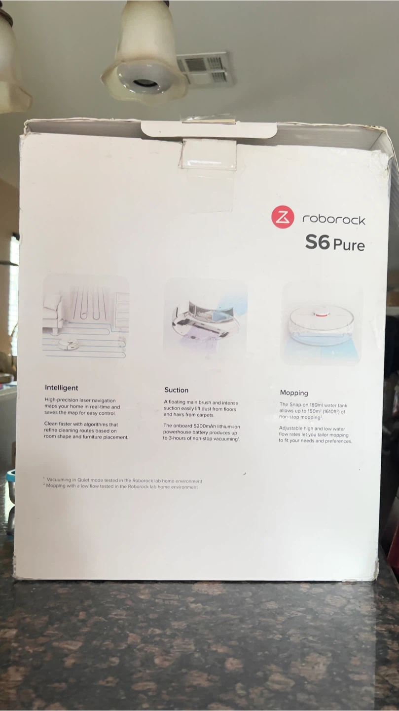Roborock S6 Pure Robot Vacuum Cleaner - photo 4