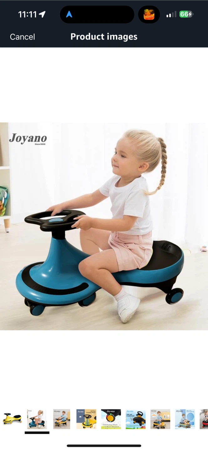Joyano Ride On Swing Car - Blue