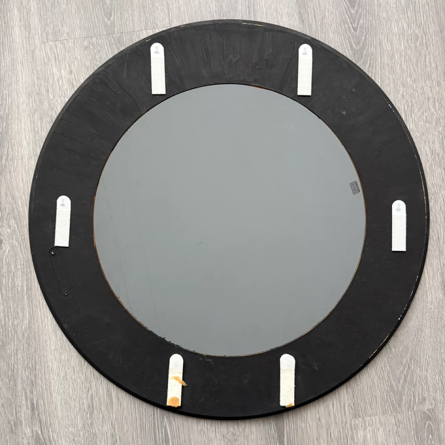 Round Black Wall Mirror - photo 2