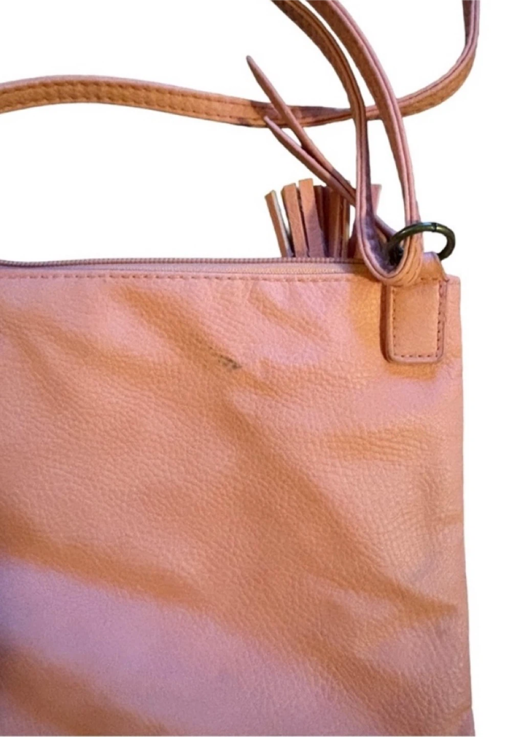 Coral Crossbody Bag with Tassel - photo 4