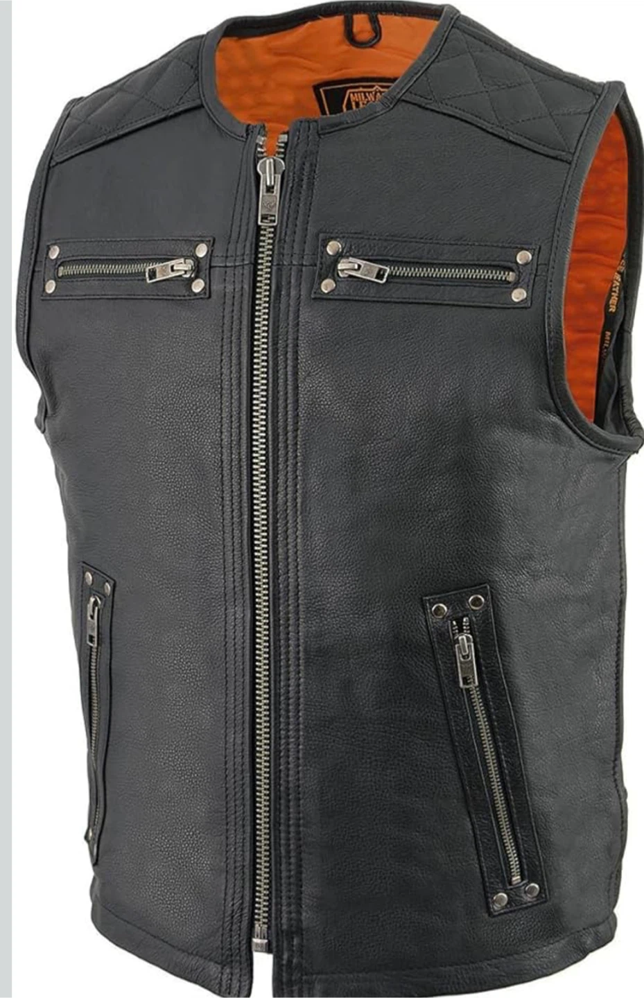 Milwaukee Leather Black Vest 3XK - photo 2