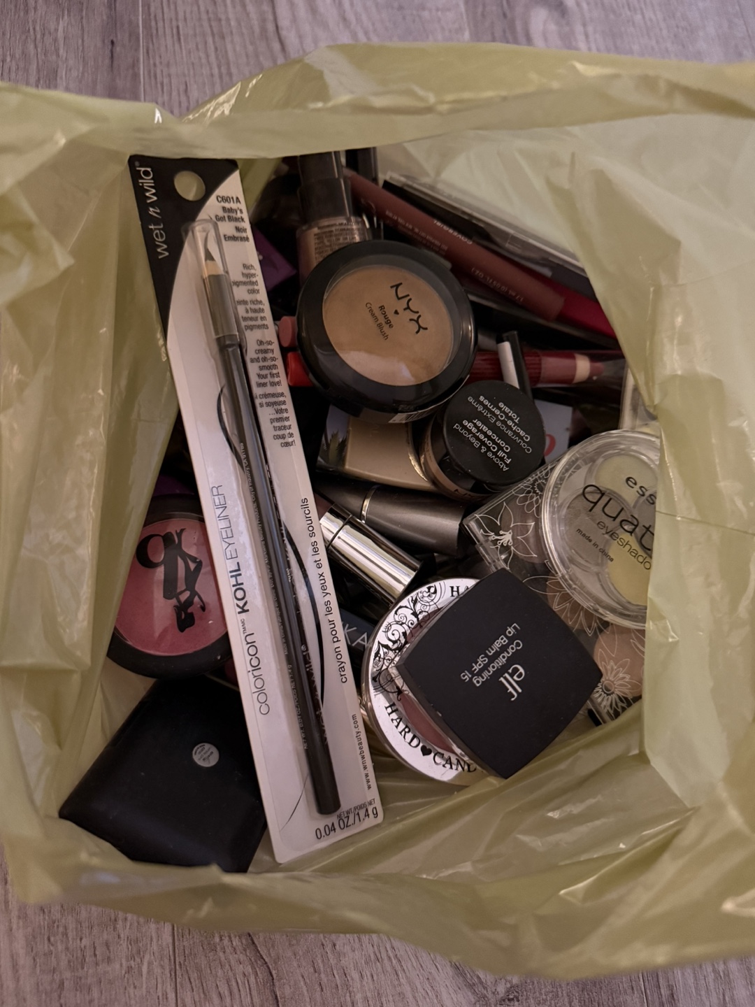 Different brands of makeup