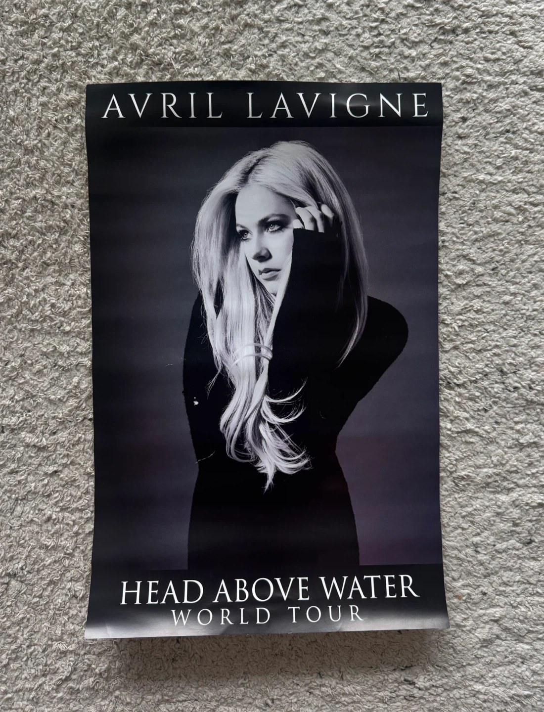 Avril Lavigne poster from Head Above Water Tour
