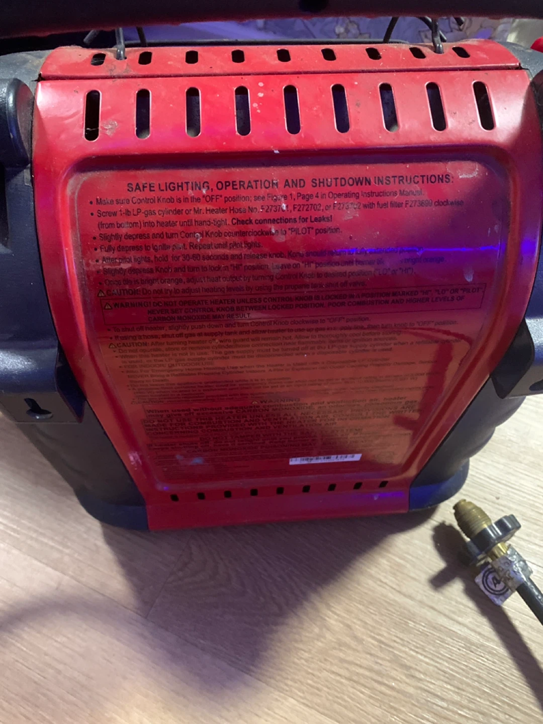 Mr. Heater Buddy Portable Propane Heater - photo 5