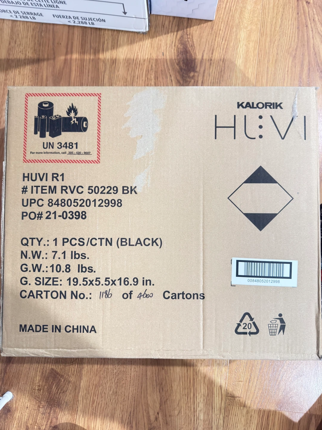 Kalorik HUVI R1 - New in Box