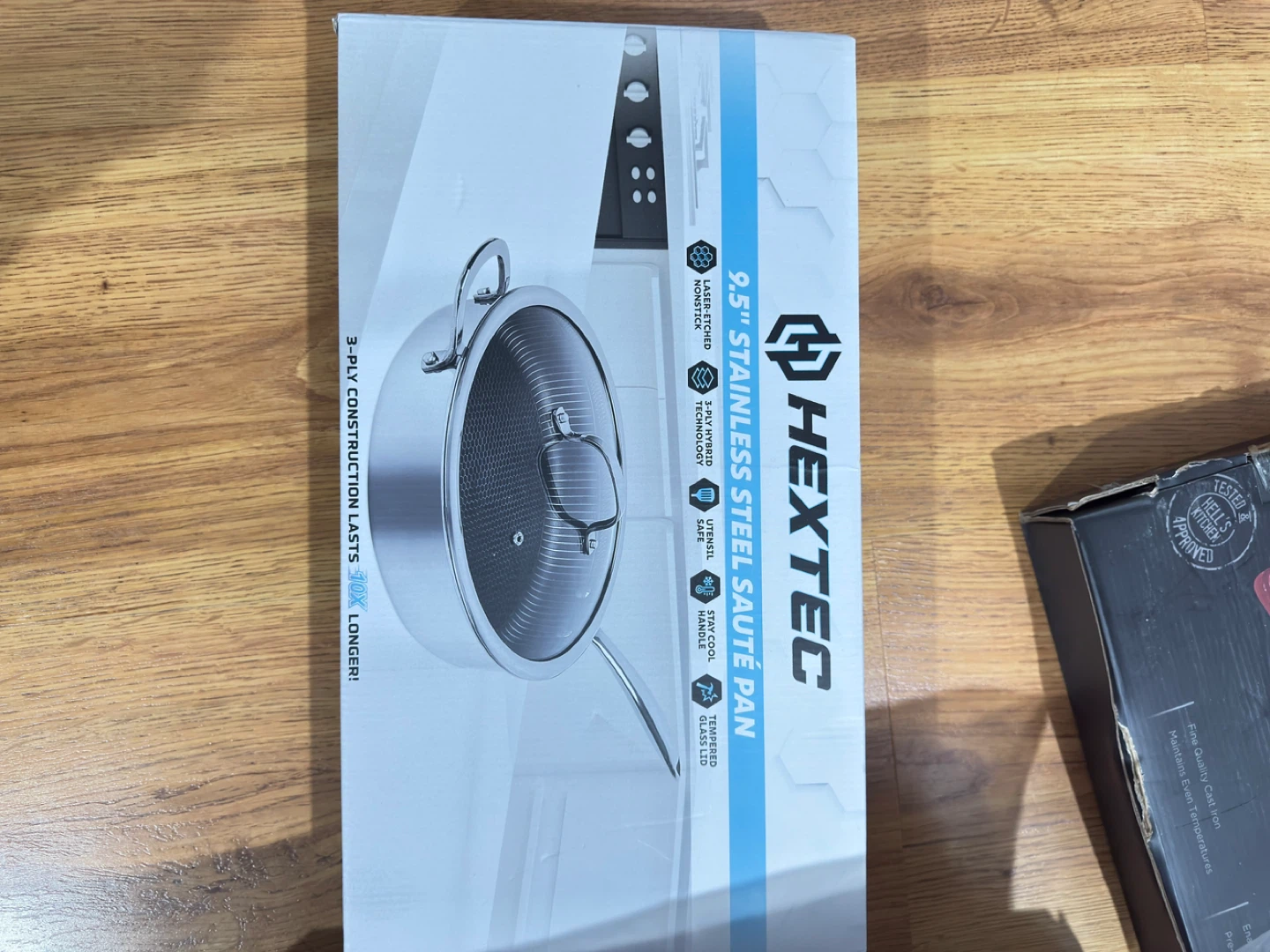 HEXTEC 9.5" Stainless Steel Sauté Pan