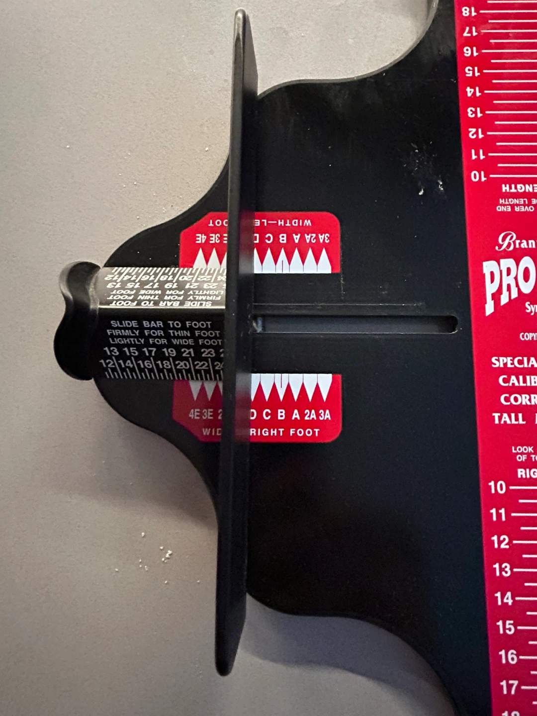 Brannock Device Pro Series Footwear Measuring Tool - photo 3