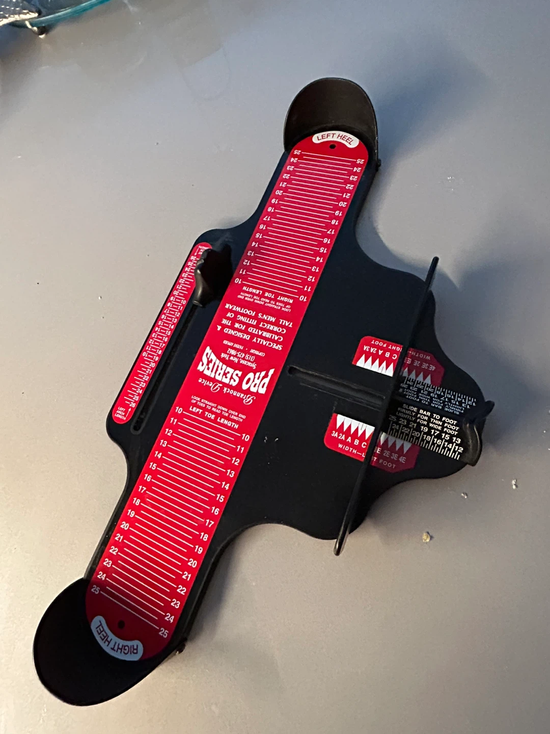 Brannock Device Pro Series Footwear Measuring Tool