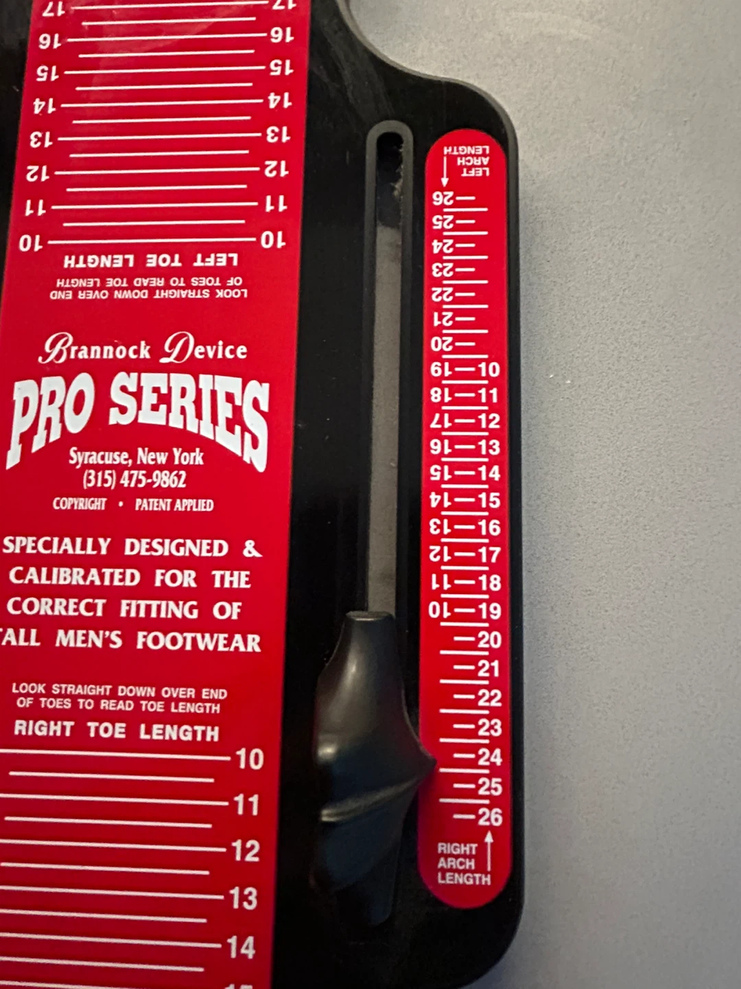 Brannock Device Pro Series Footwear Measuring Tool - photo 2