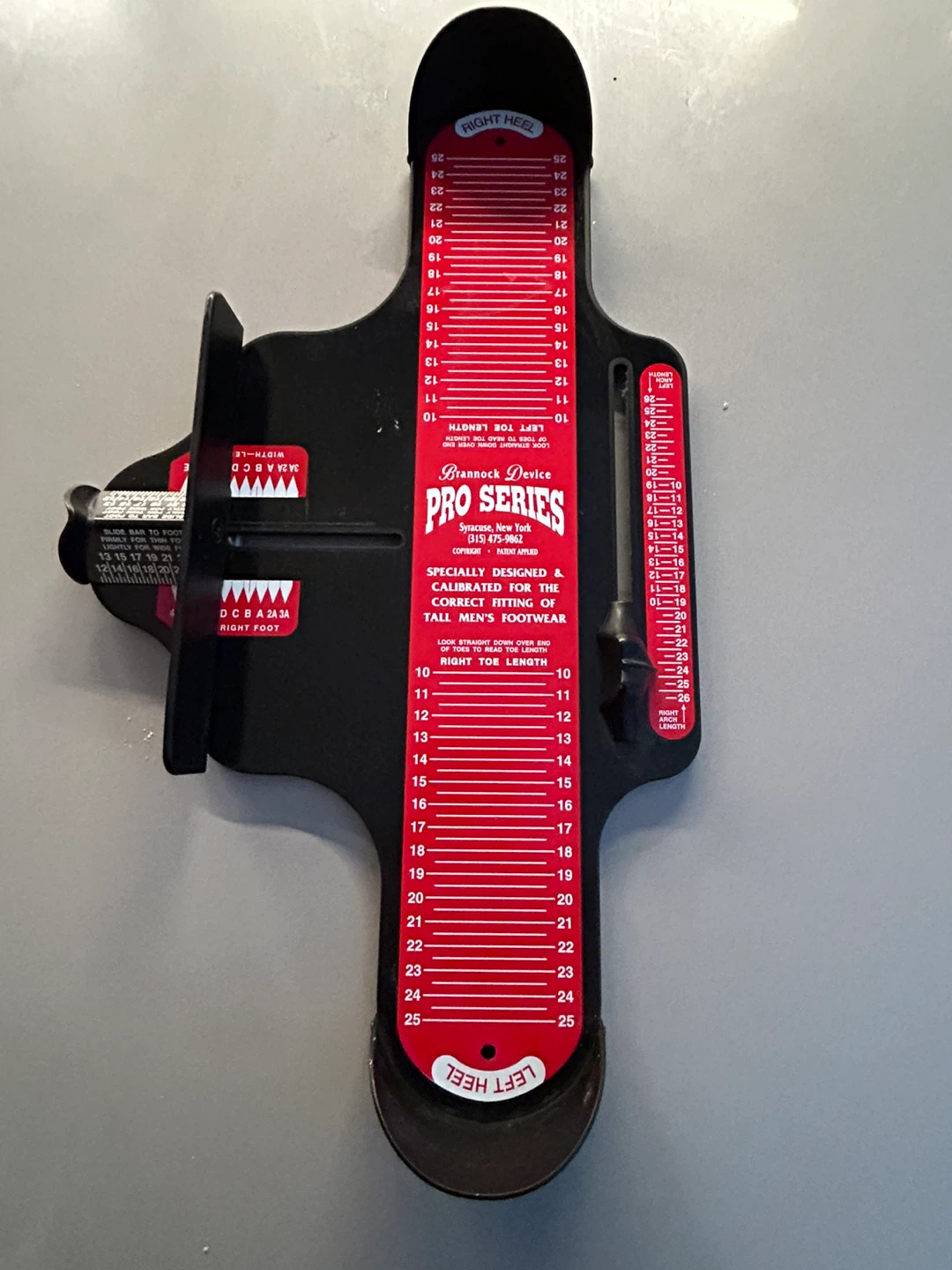 Brannock Device Pro Series Footwear Measuring Tool - photo 4