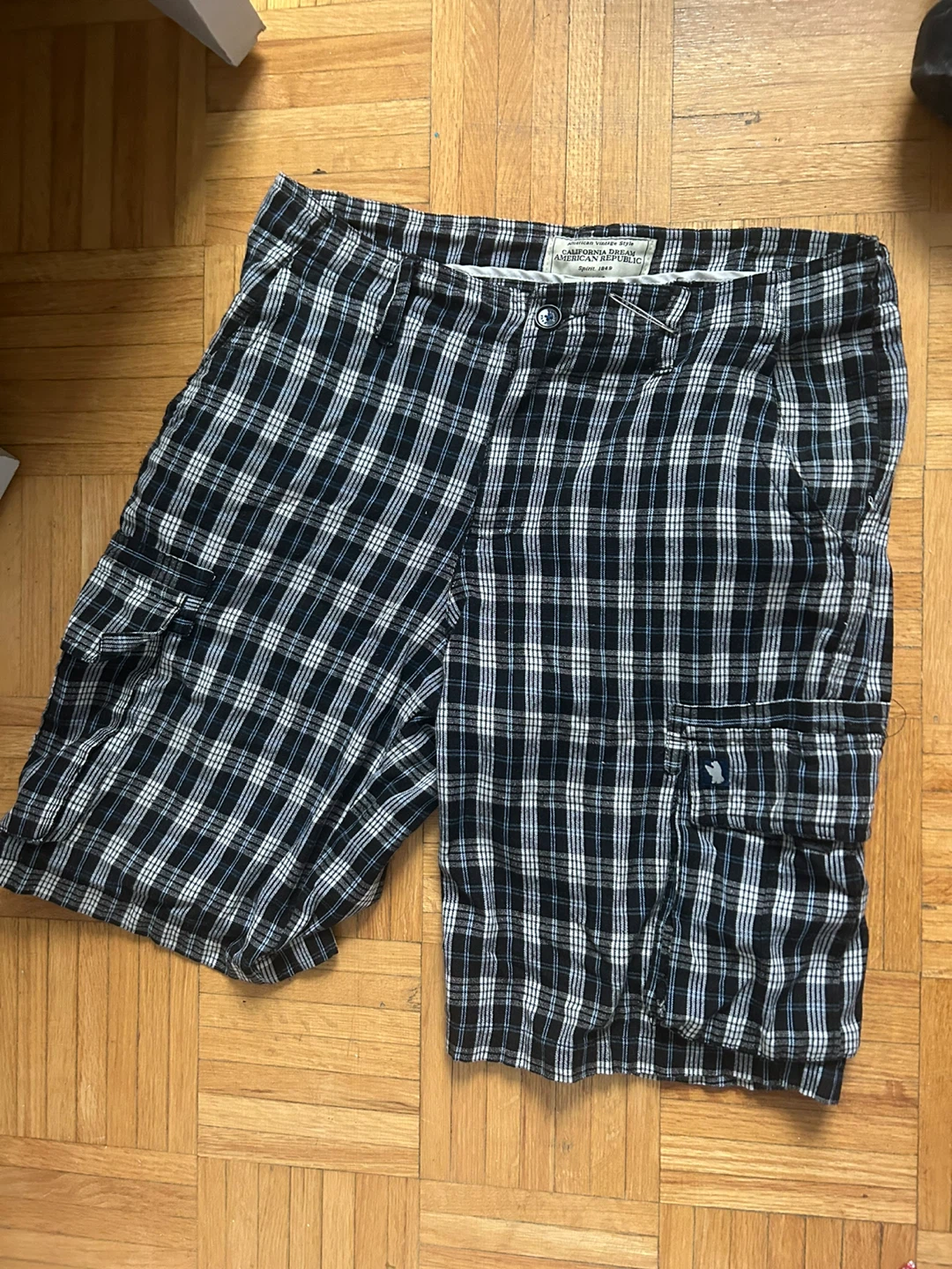 Cargo Republic Plaid Shorts