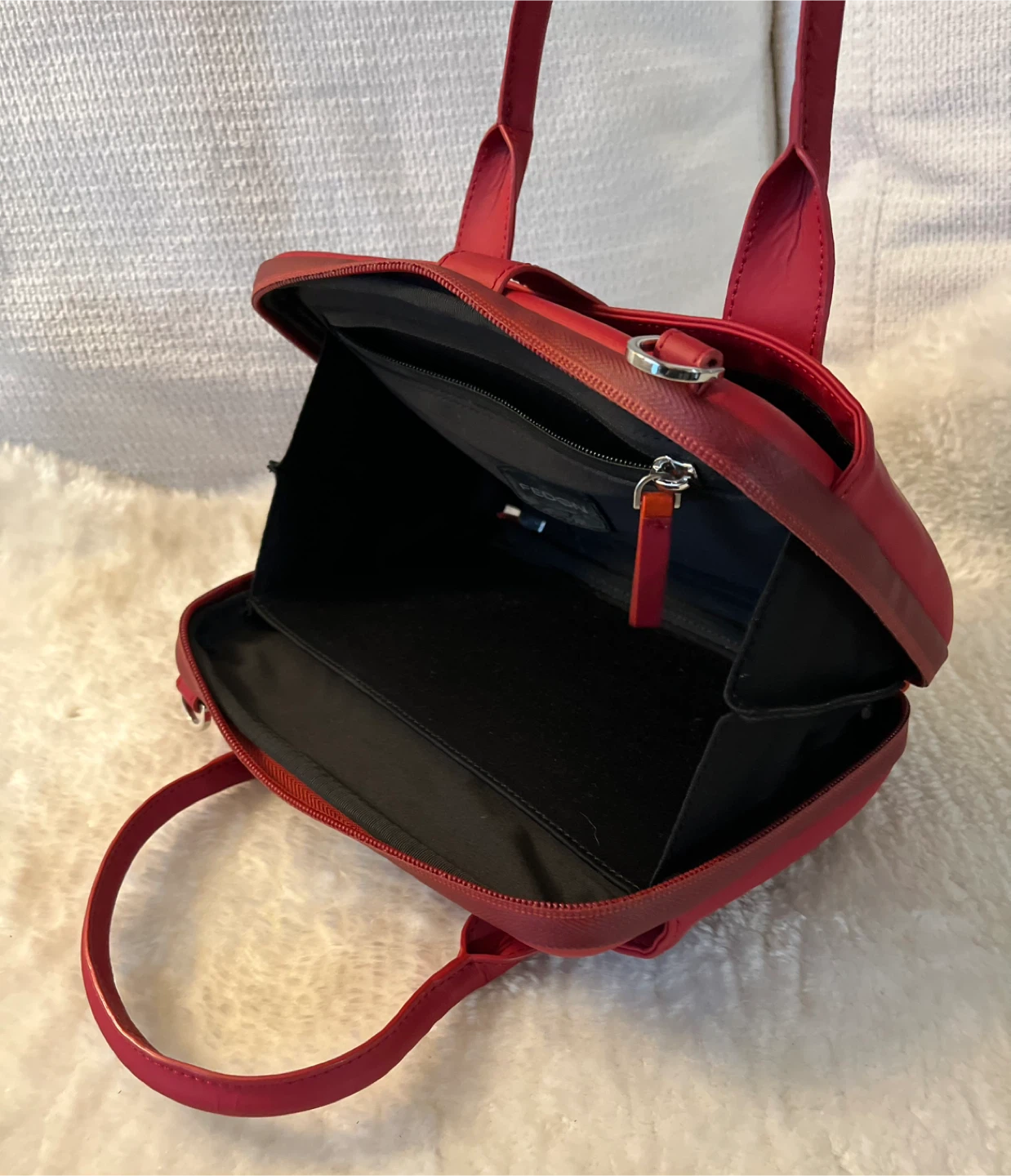 Fedon Red Designer Handbag - photo 2