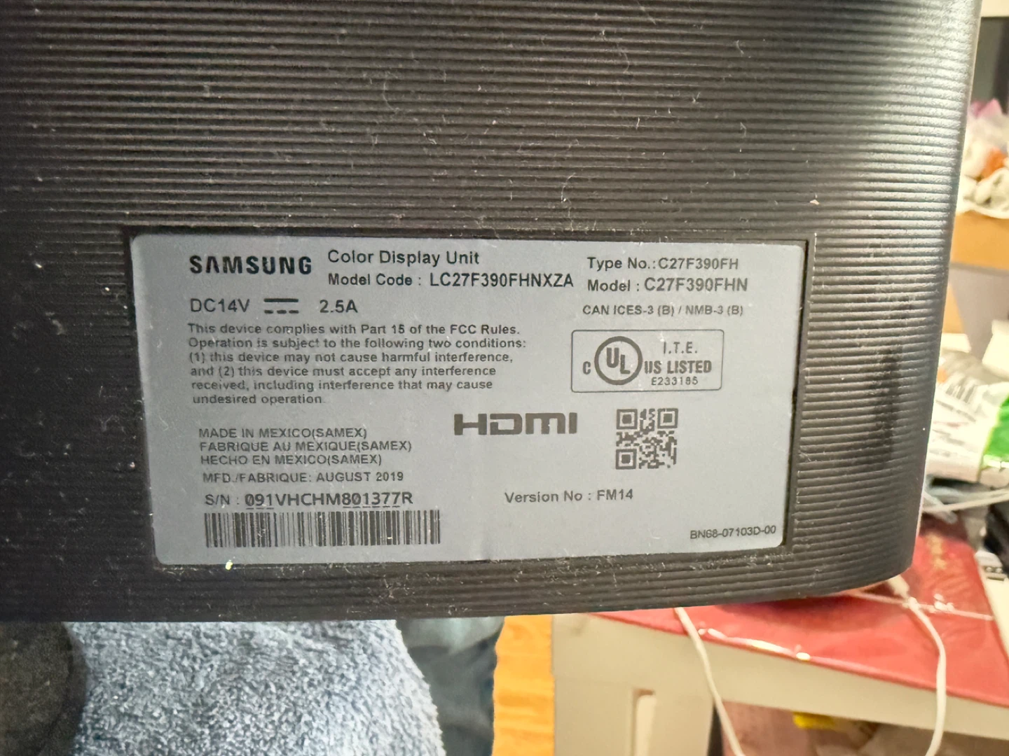 Samsung C27F390FHN 27" Curved Monitor - photo 2