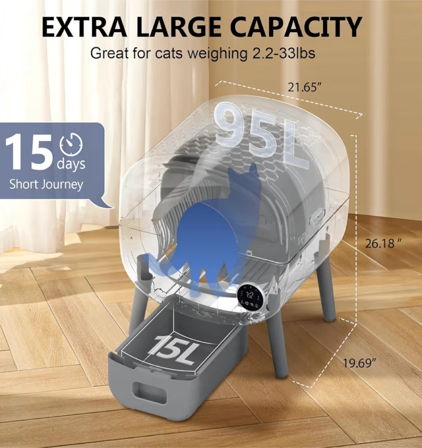 Automatic Cat Litter Box M2