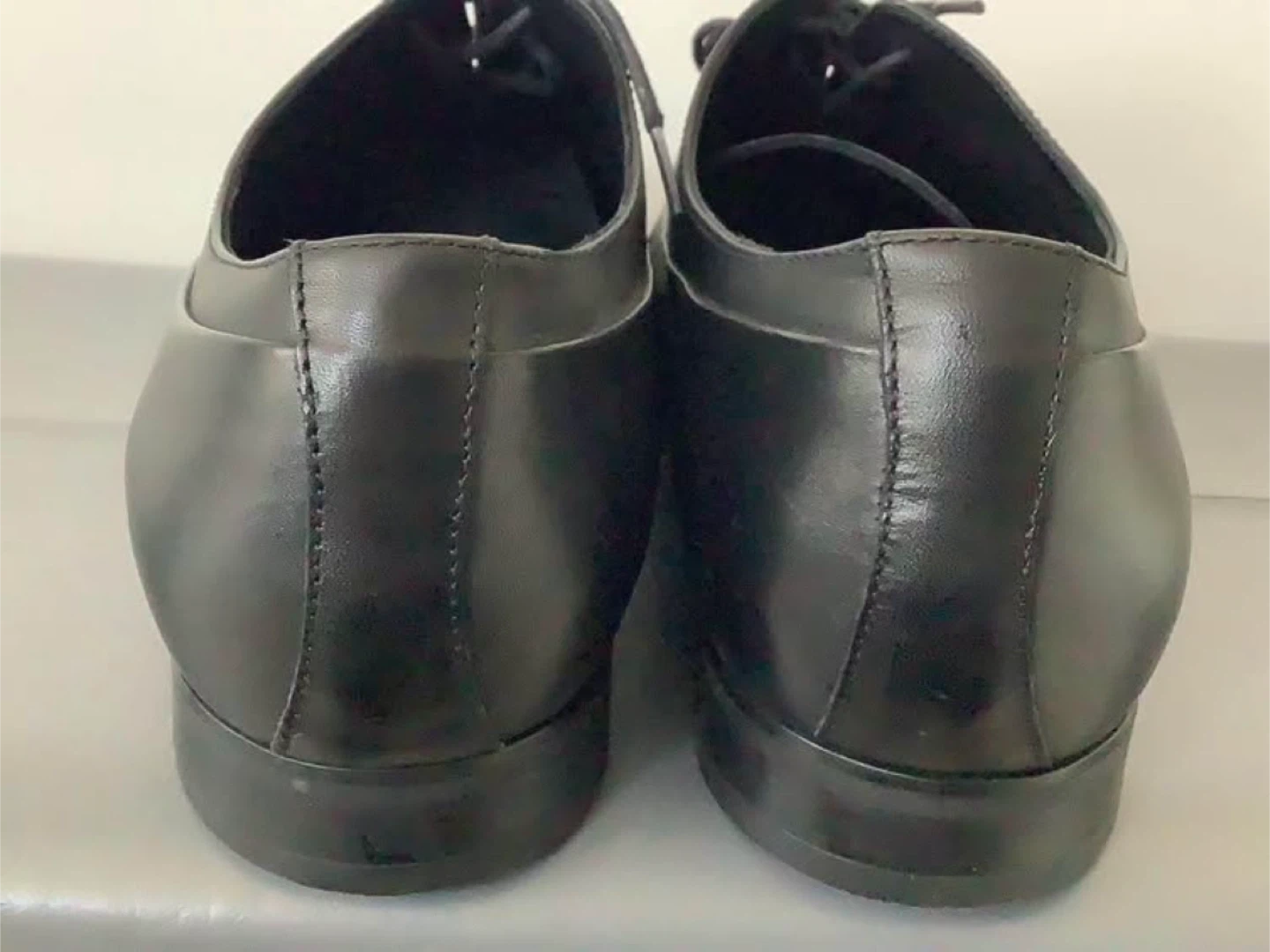 Geox Respira Black Leather Dress Shoes - photo 3