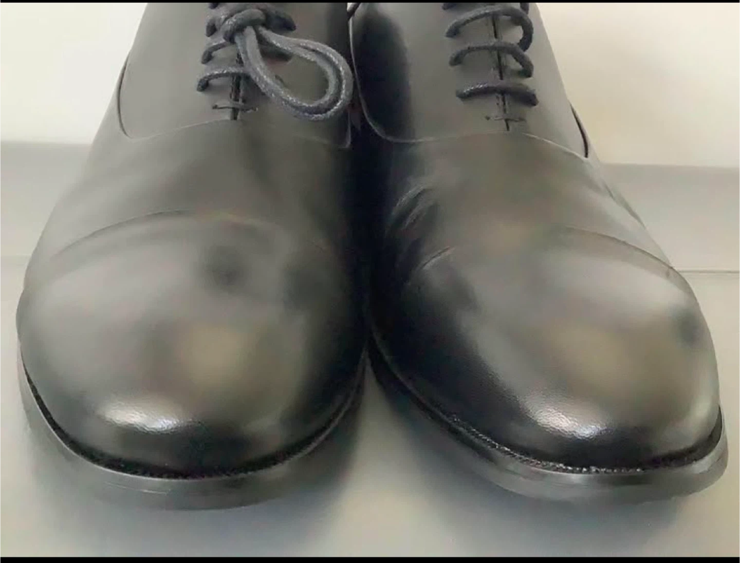 Geox Respira Black Leather Dress Shoes - photo 2