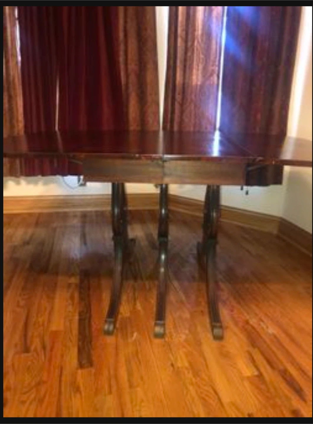 Duncan Phyfe lyre Antique table - photo 3