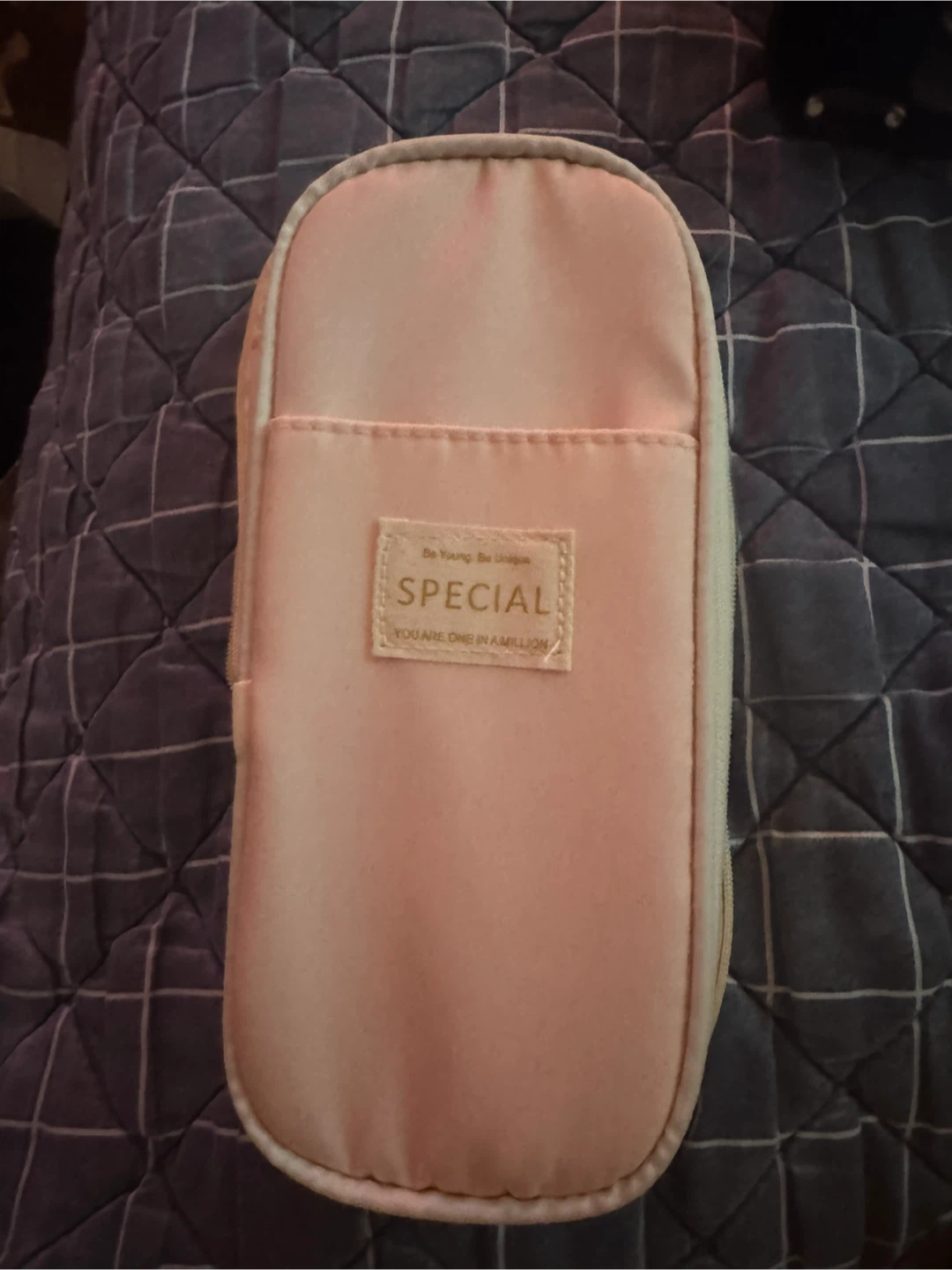 Pink pencil case