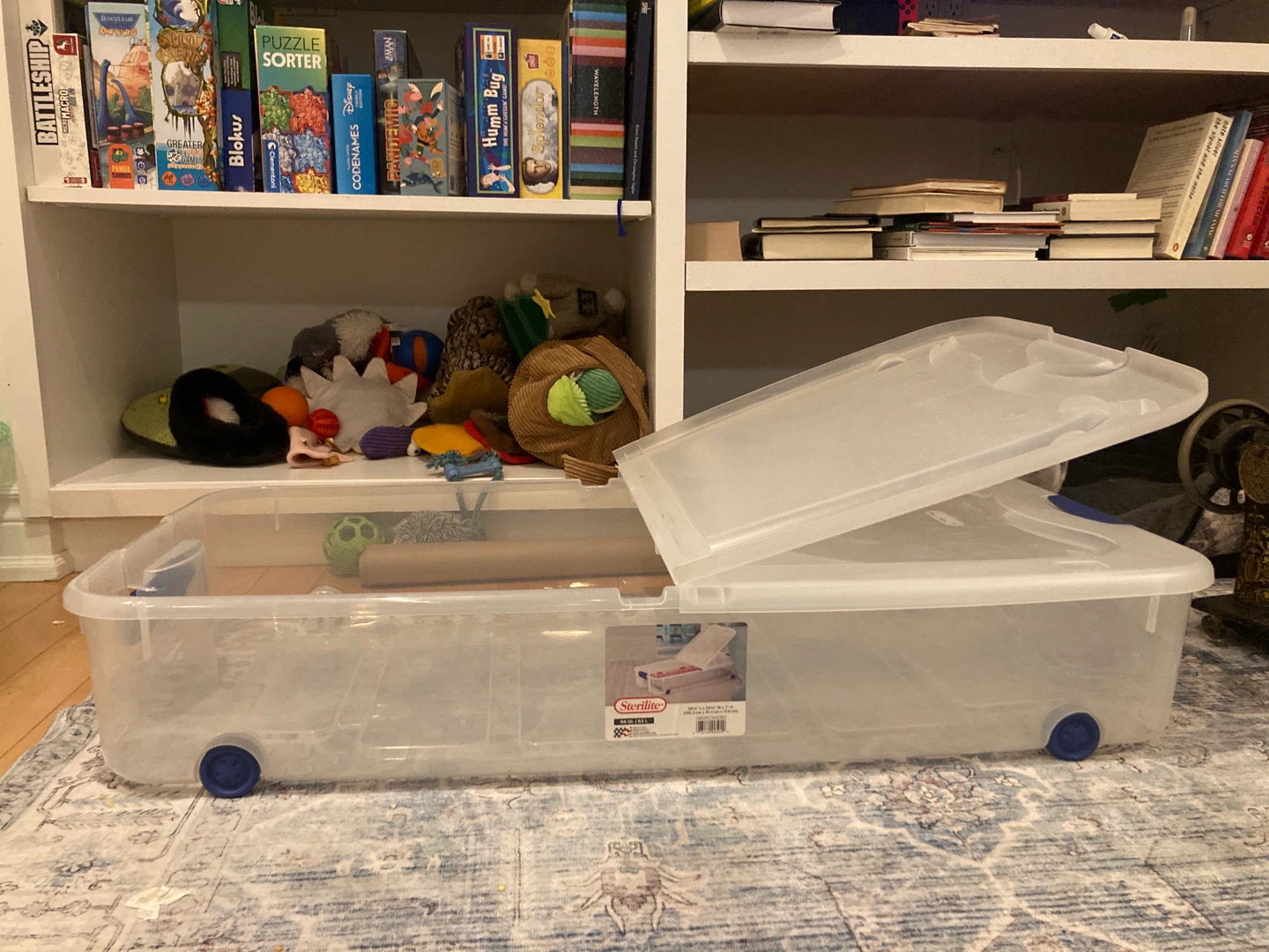 Sterilite Under Bed Wheeled Storage Box - photo 3