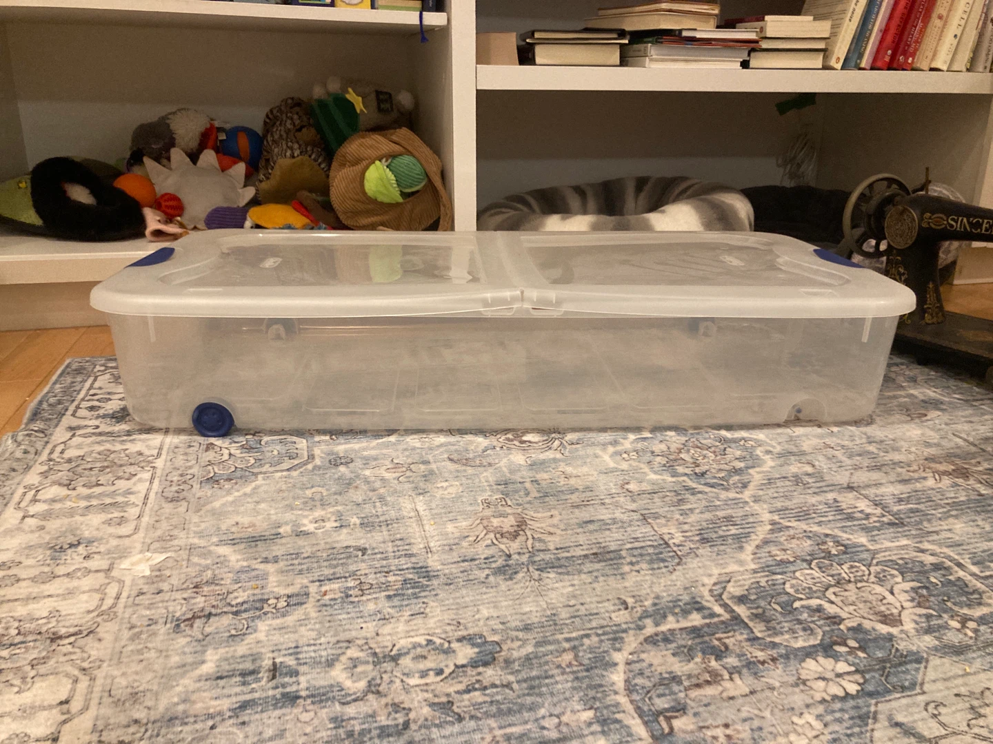 Sterilite Under Bed Wheeled Storage Box - photo 4