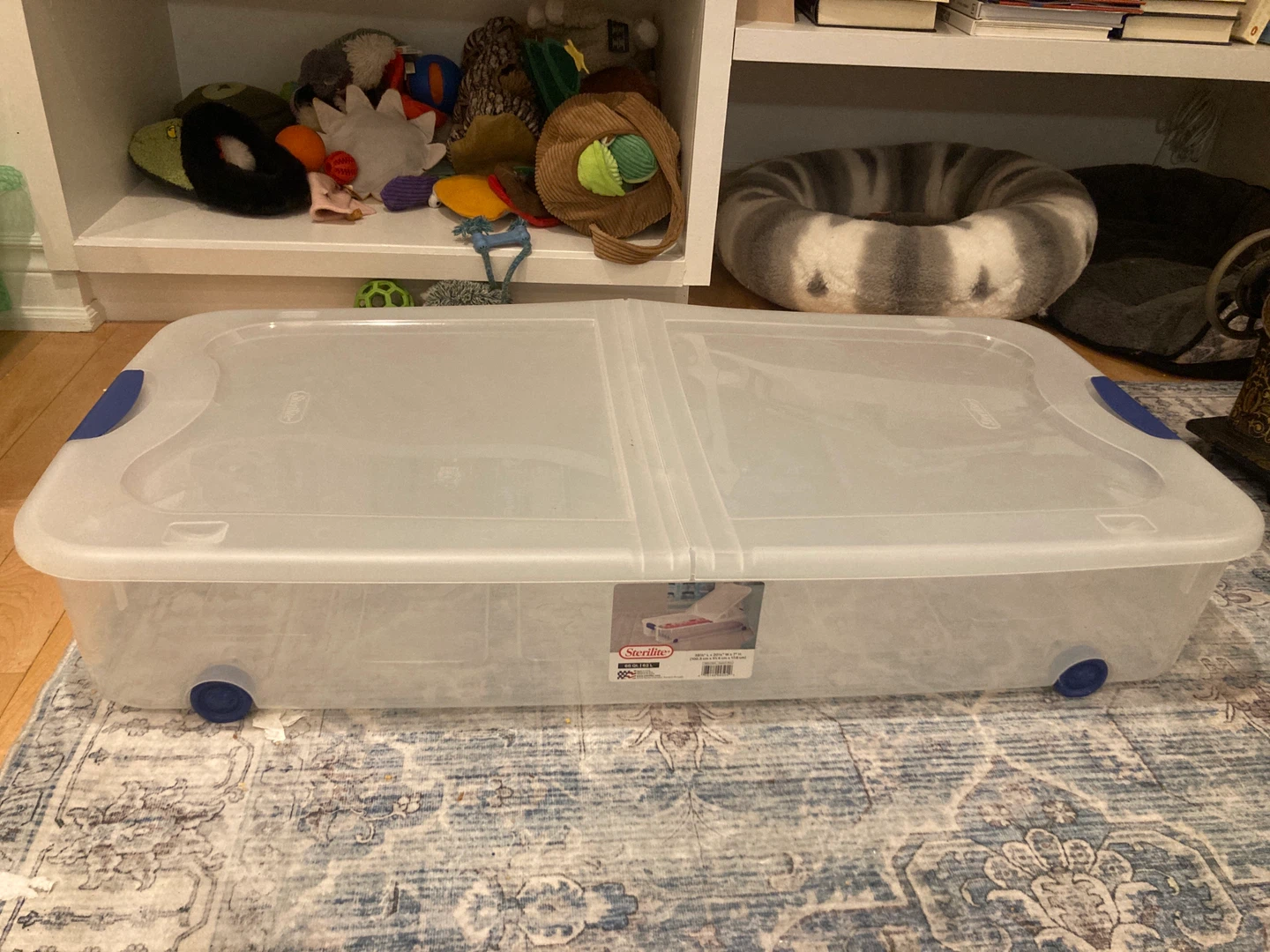 Sterilite Under Bed Wheeled Storage Box