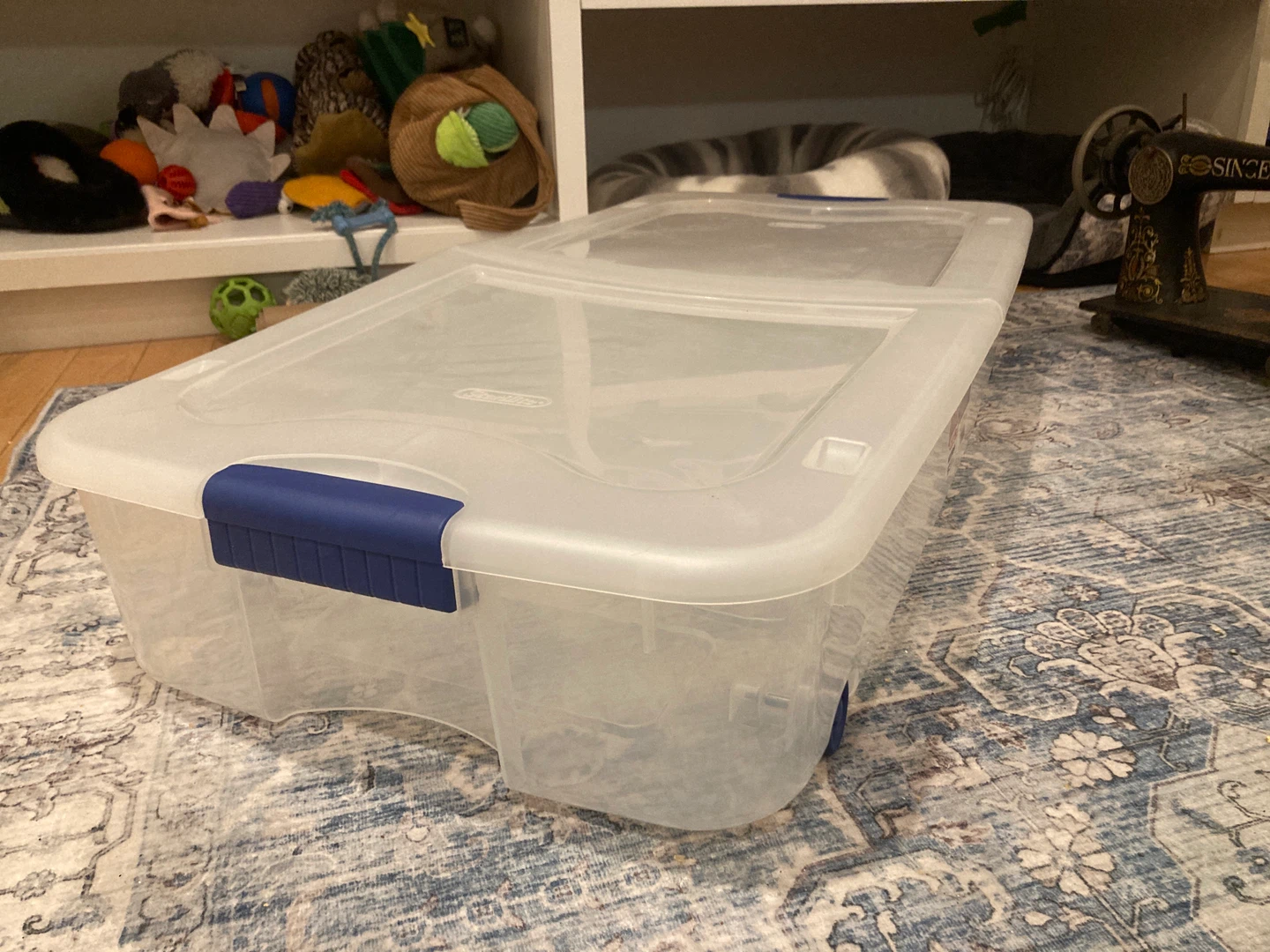 Sterilite Under Bed Wheeled Storage Box - photo 2