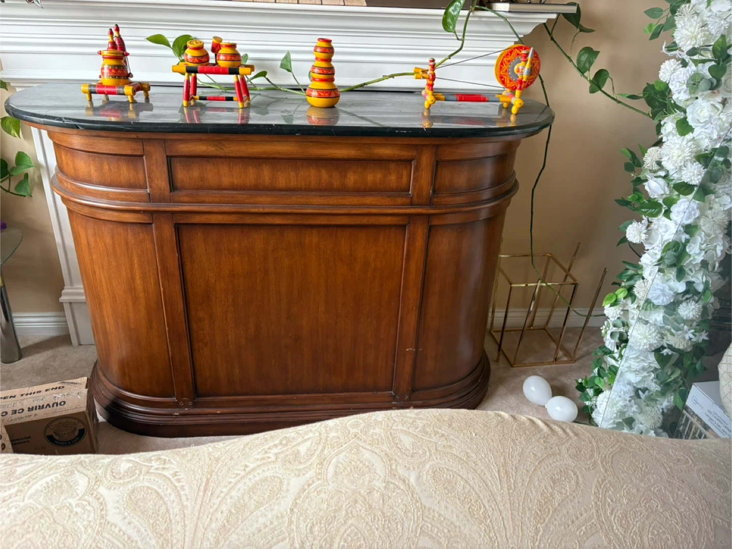 Wooden Bar Cabinet