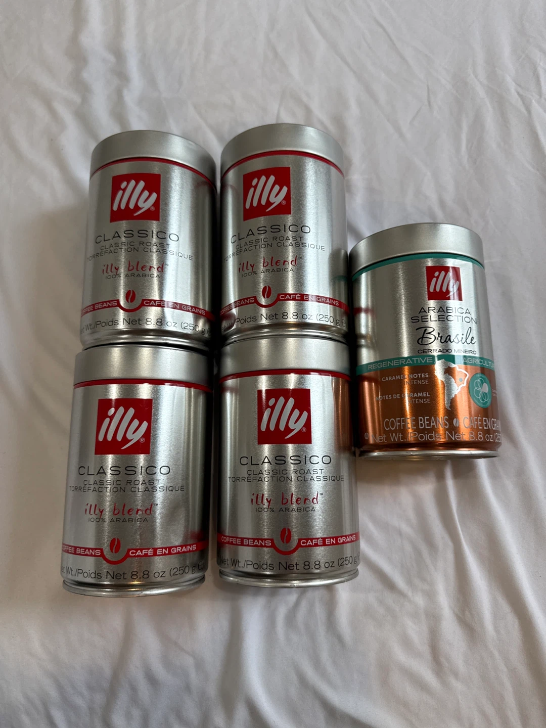 Illy Classico & Brasile Coffee Beans