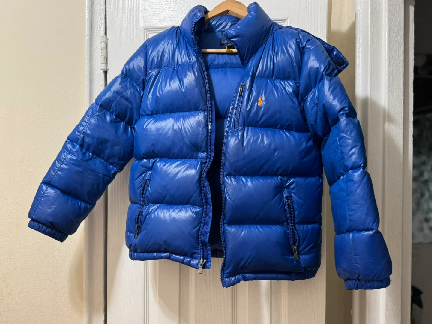 Polo Ralph Lauren Blue Puffer Jacket, Size L (14-16) - photo 3