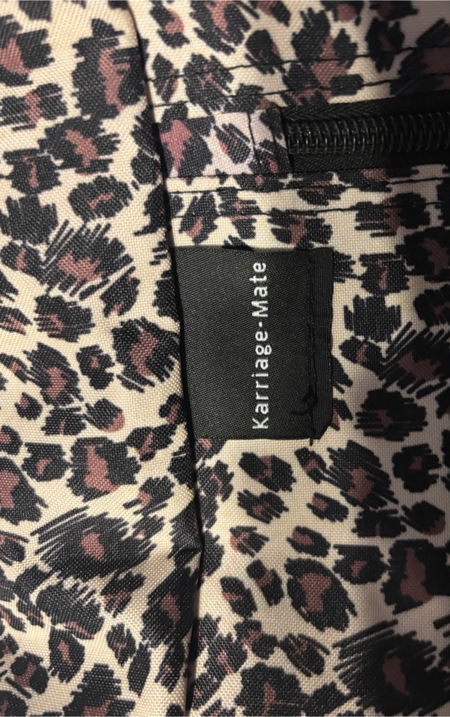 Leopard-print Bag by Karriage-Mate … with matching purse! - photo 4