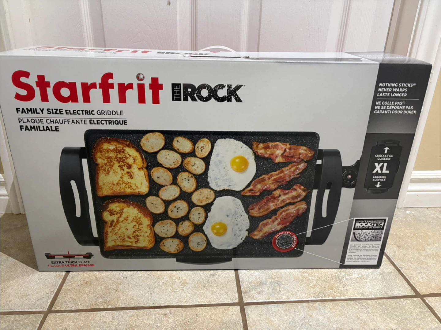 Starfrit The Rock Family Size Electric Griddle - NEW