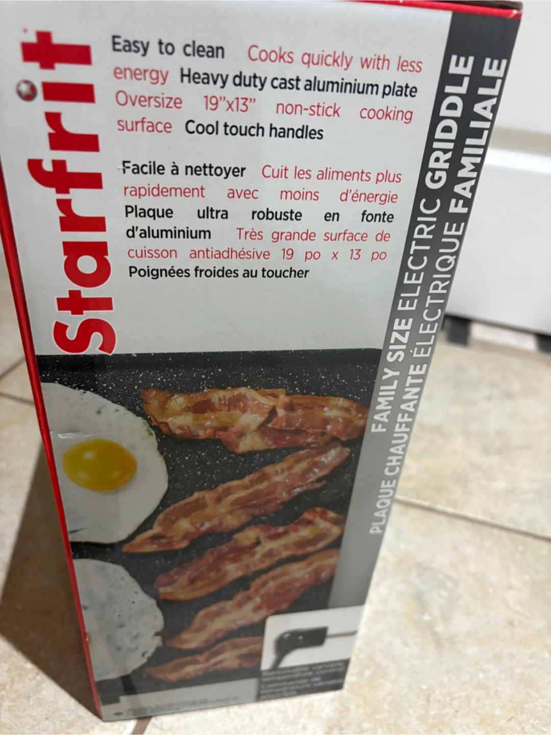 Starfrit The Rock Family Size Electric Griddle - NEW - photo 3
