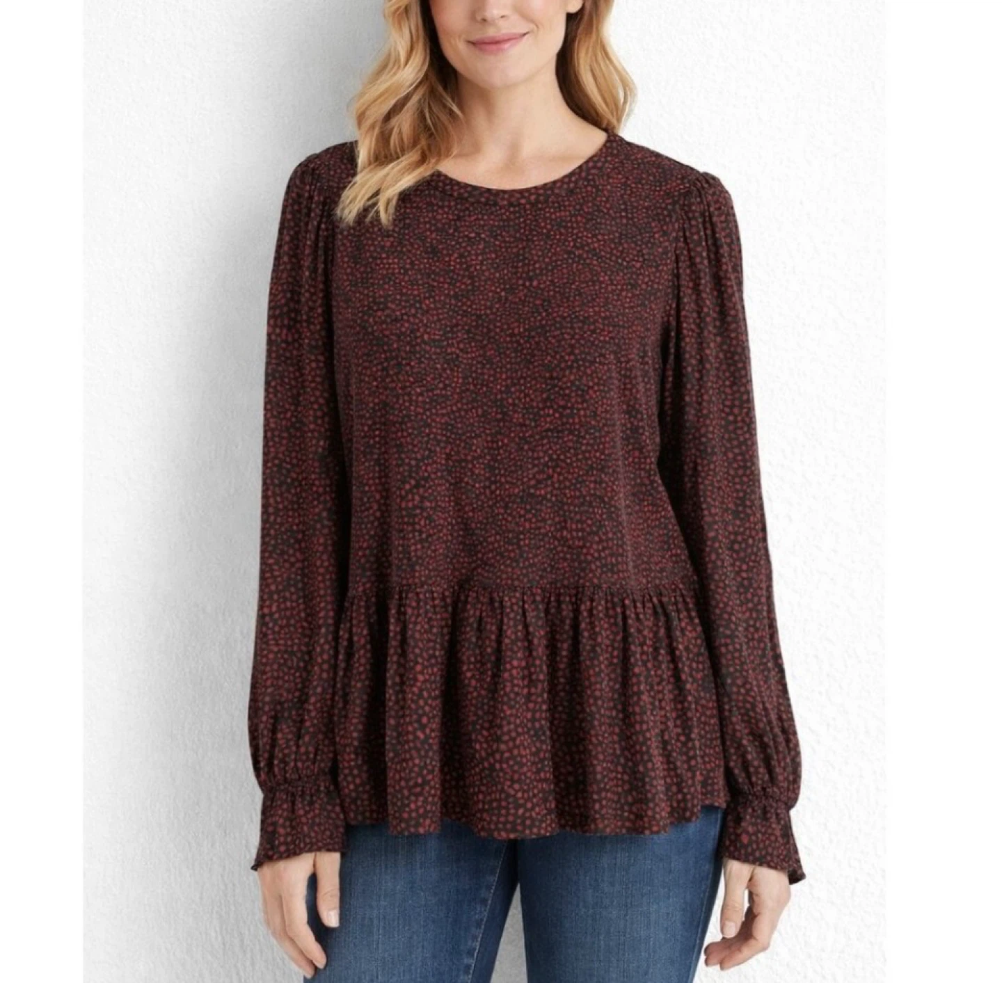 Lily Morgan Longsleeve Blouse