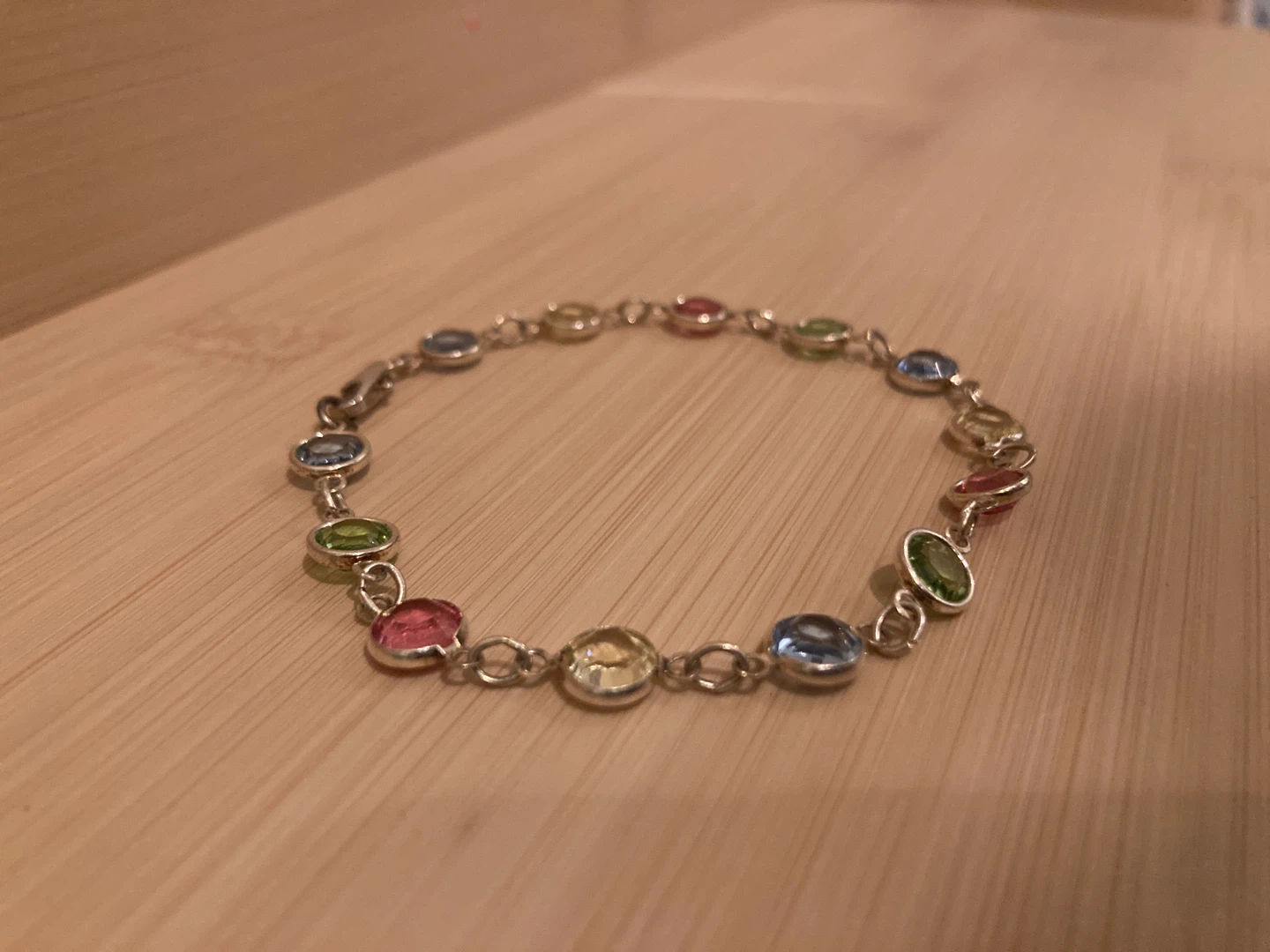 Multi-Gemstone Sterling Silver Bracelet - photo 2
