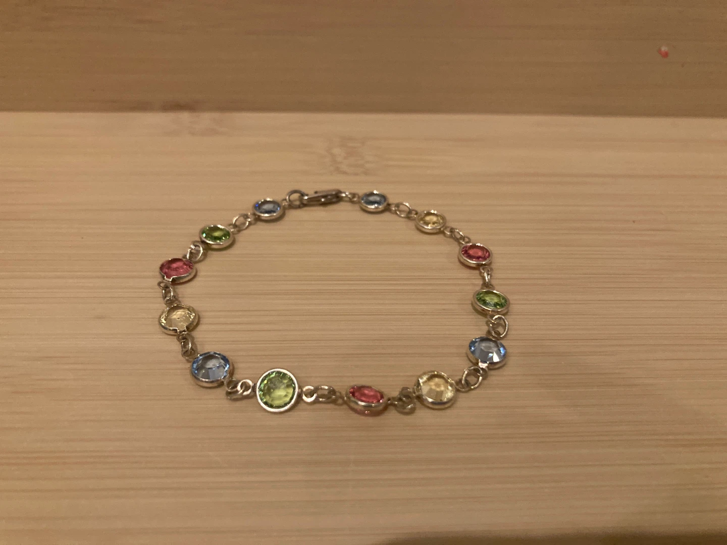 Multi-Gemstone Sterling Silver Bracelet