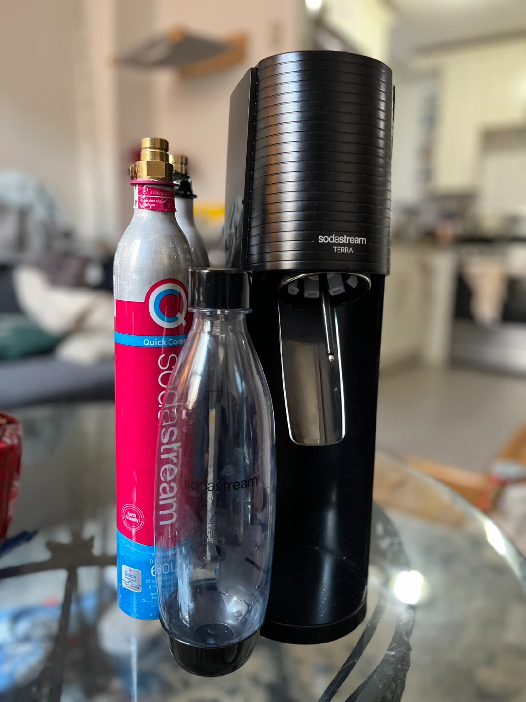 SodaStream Terra (bottle and 3 gas cylinders included)