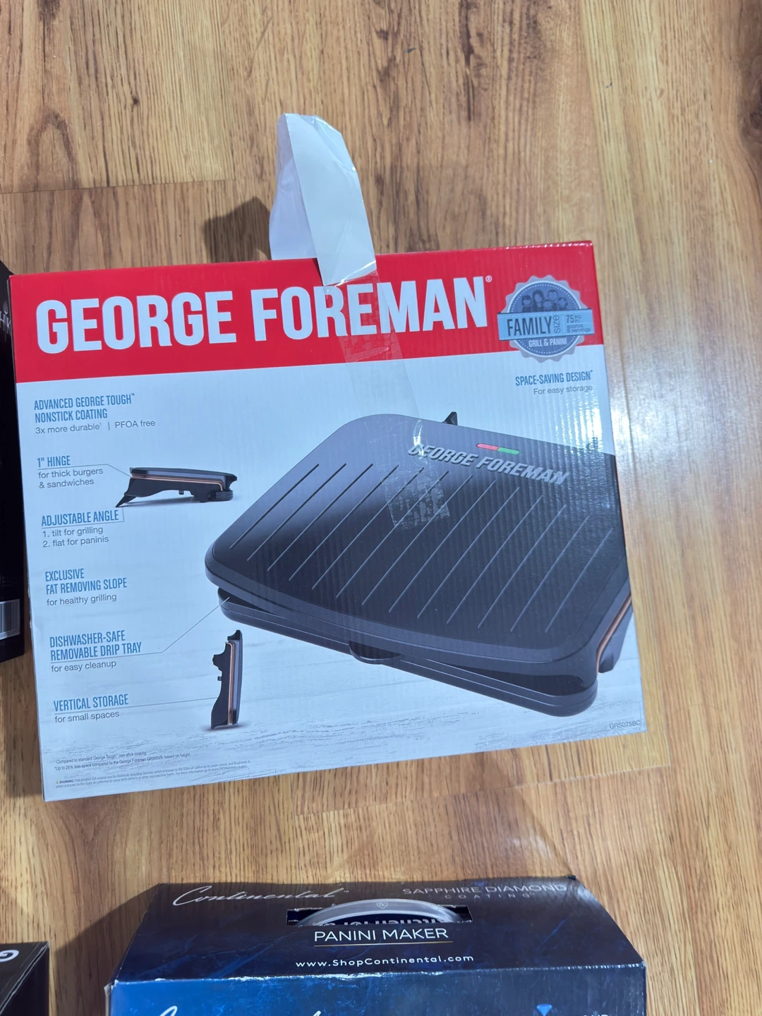 George Foreman Family Grill & Panini Maker