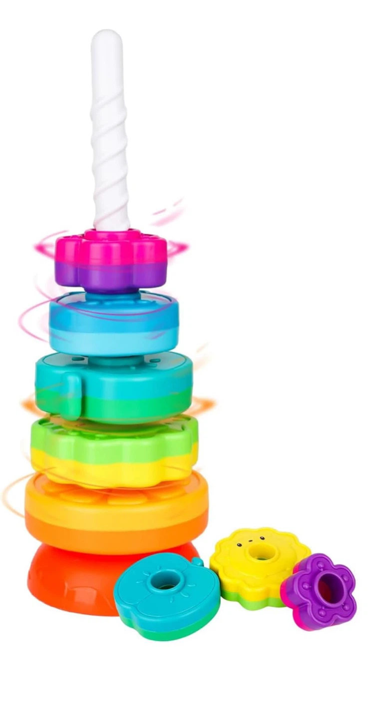 Stacking Rings Toy - Flower, Animal, Fruit Theme