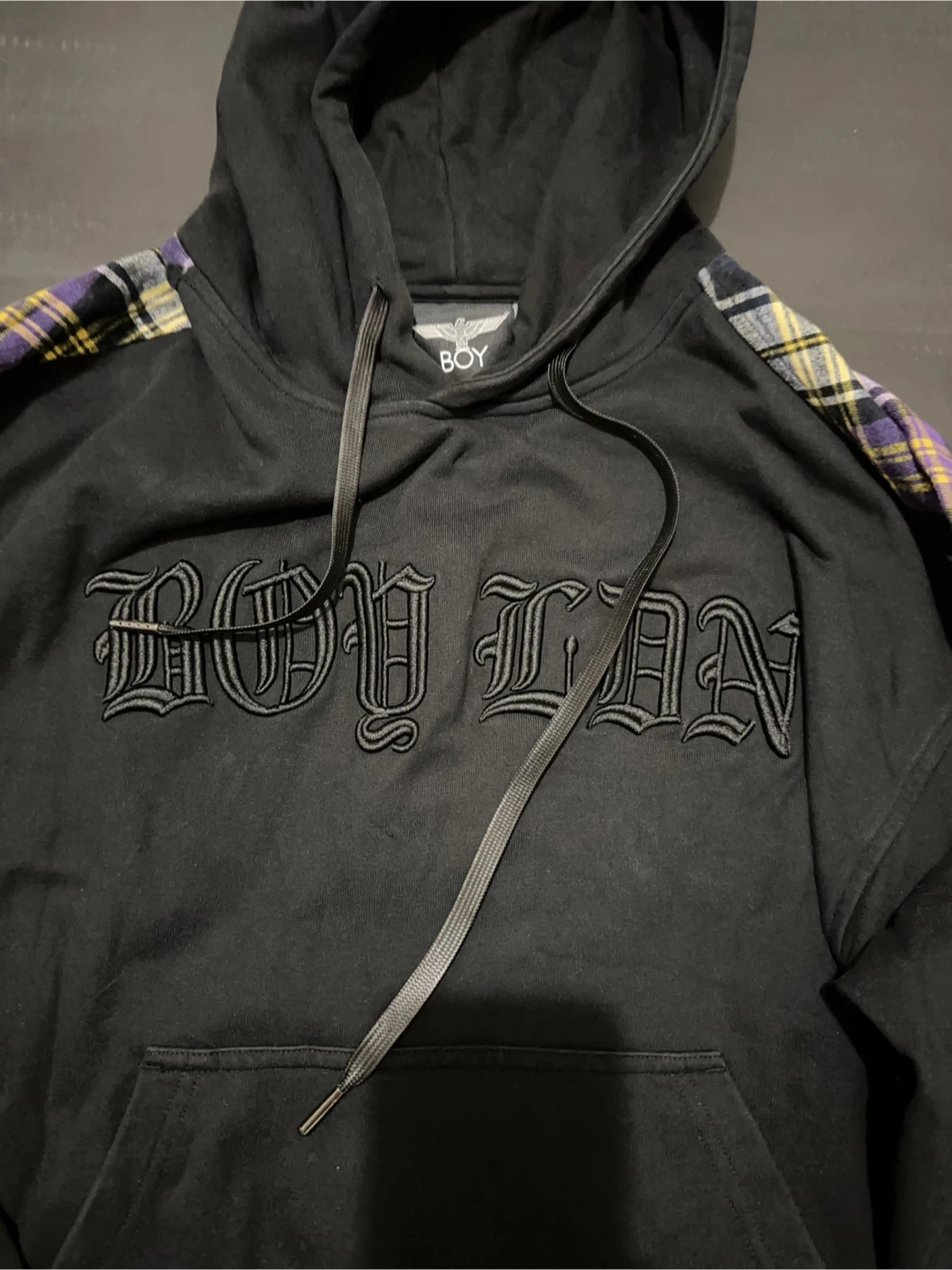 Boy London Flannel Hoodie - Size M