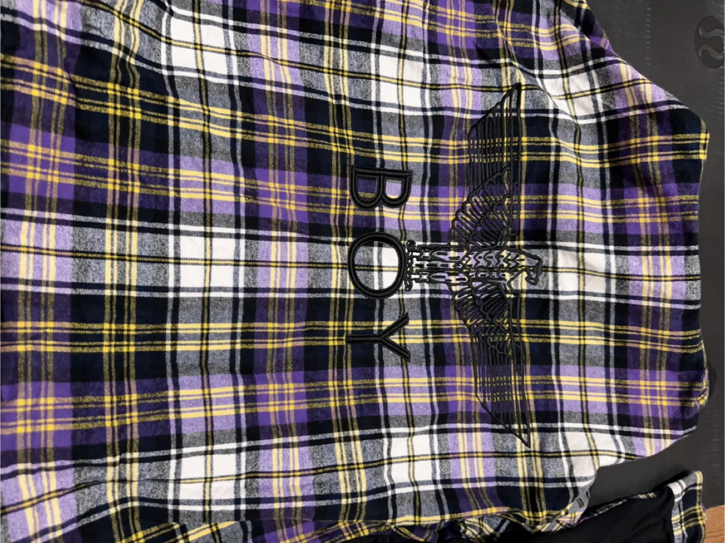 Boy London Flannel Hoodie - Size M - photo 4