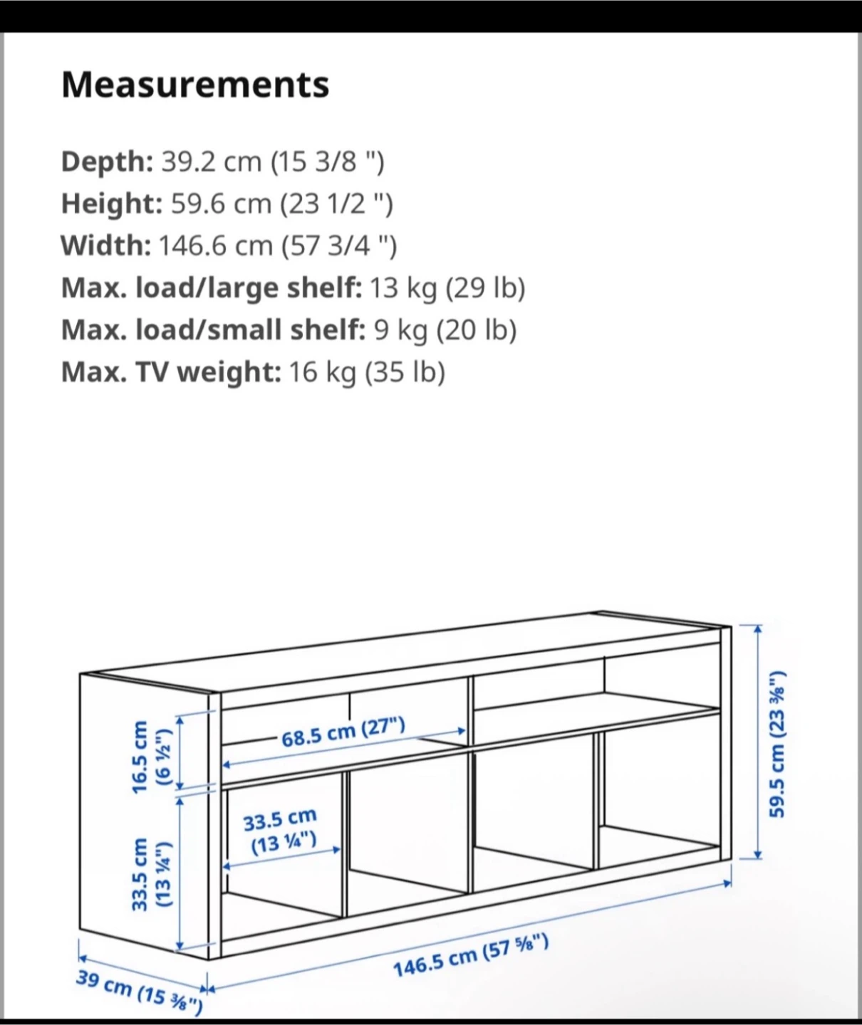 TV Stand / Media Console – Stylish and Functional - photo 2