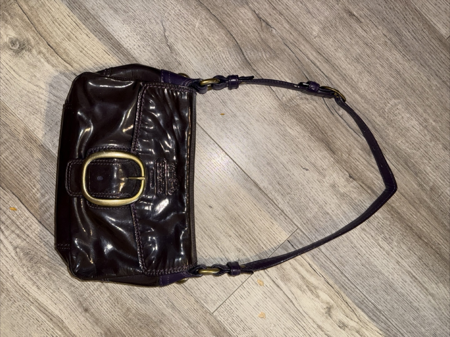 Coach Purple Leather Shoulder Bag - photo 2