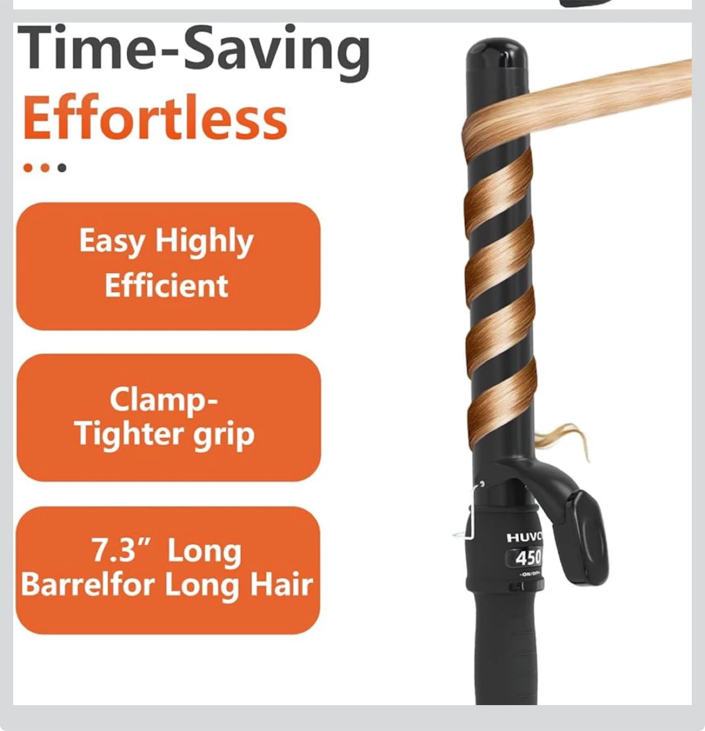 450 Curling Iron - 7.3" Barrel - photo 4