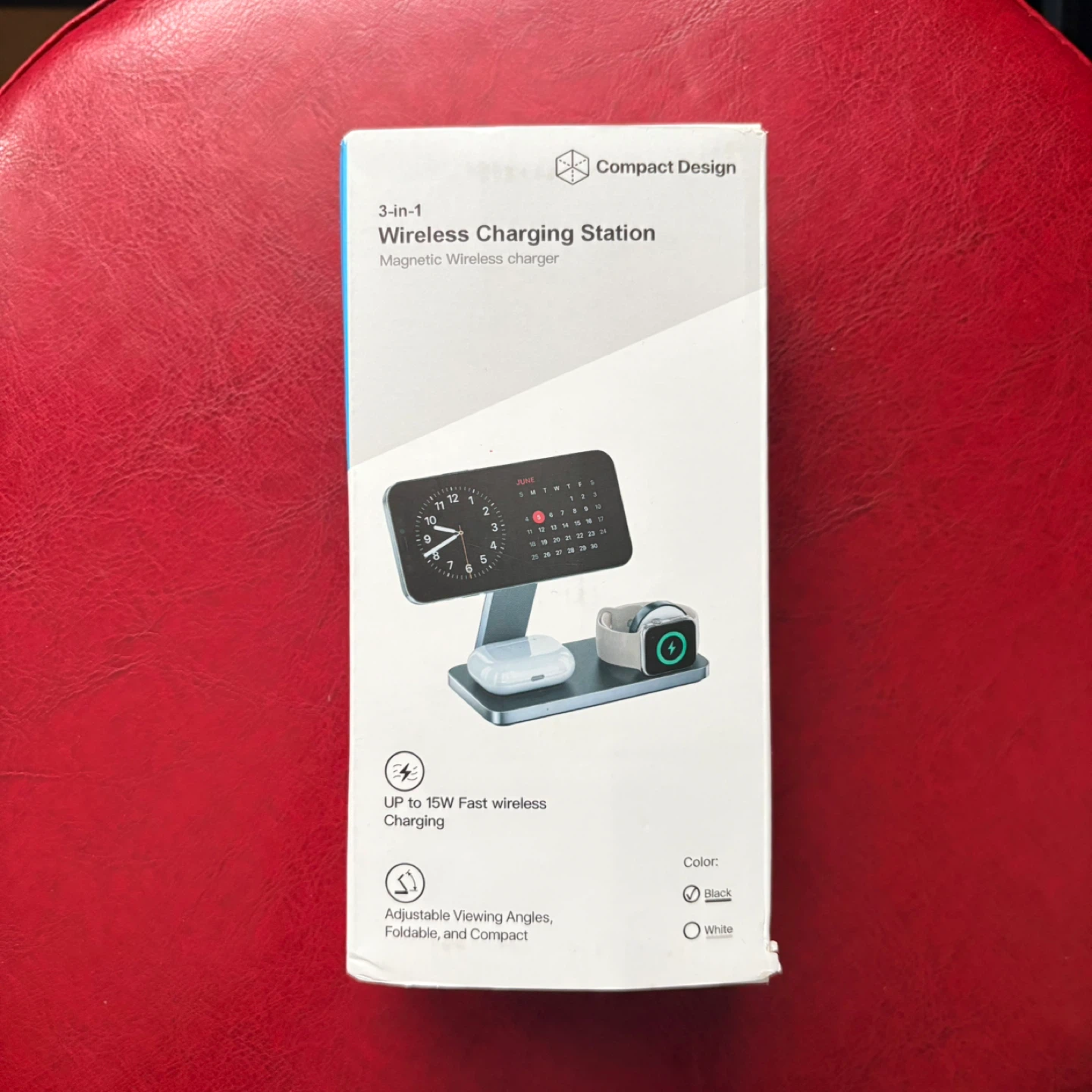 Compact Design 3-in-1 Wireless Charging Station - New!